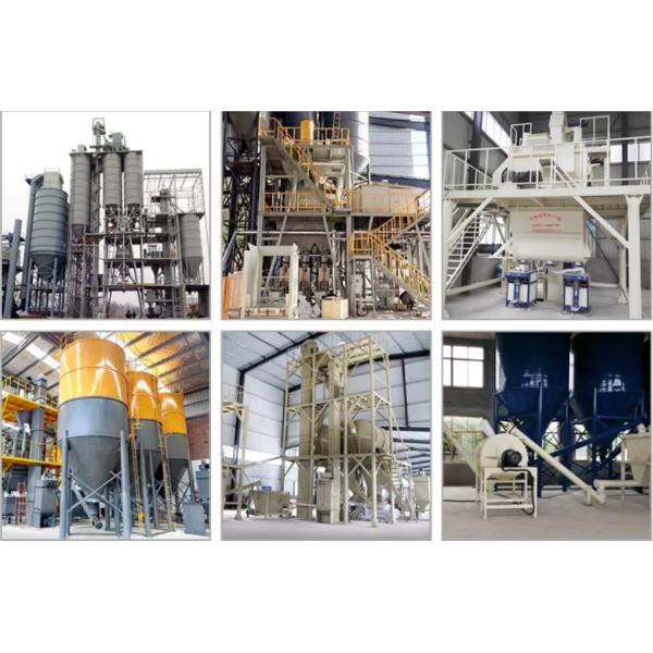 Готовый завод миномета Drymix кроет день черепицей упаковки 25T песка кремнезема