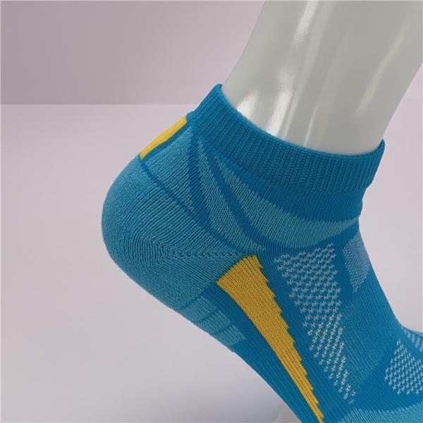 Comfortable Regular Style Breathable Cotton Blend Men's Invisible Ankle Running Socks