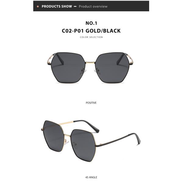 Персонализированный полигональный OEM предохранения от глаза солнечных очков рамки металла