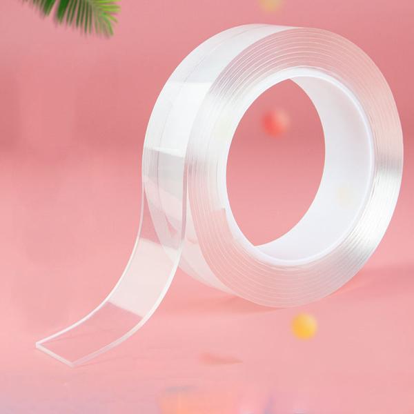 5m*1mm 5m*2mm Transparent Adhesive Nano Tape For Kitchen