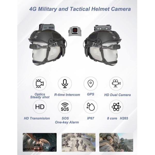 Камера 4G умное EMMC 16GB AR шлема GPS военная тактическая голографическая