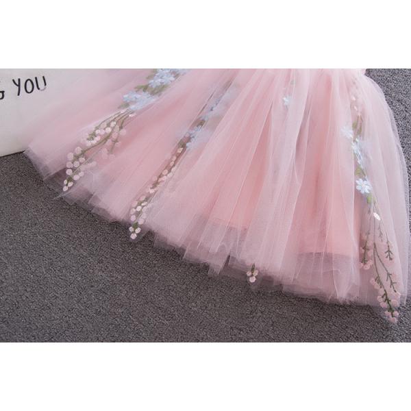 Pink Princess 100CM Children'S Dress Clothing Costume Breathable Small Flower