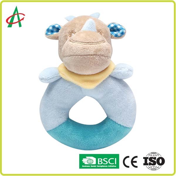 OEM Shaky Baby Rattle, jouet de peluche d'hippopotame d'Angelber