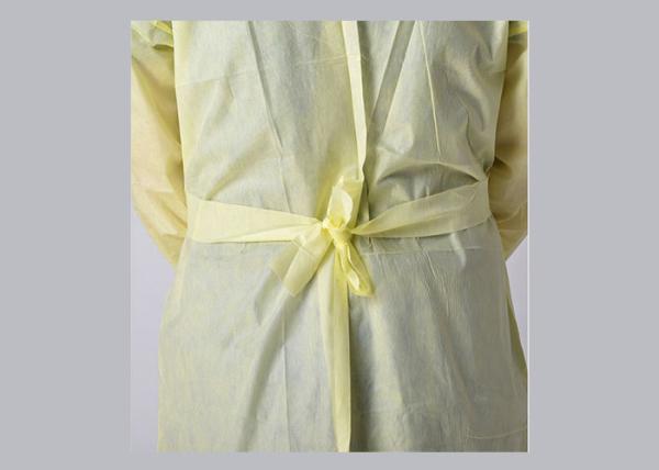 Air Permeable Disposable Chemotherapy Gowns , Isolation Gown With Cuff
