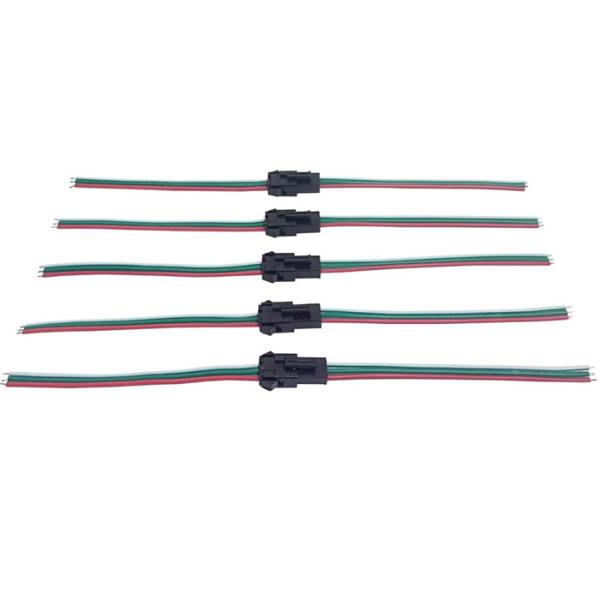 3 Wire Led Strip Male And Female Connectors Addressable 3mm-15mm
