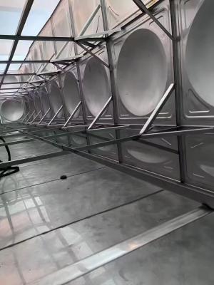 Food grade Stainless Steel Water Storage Tank Hot Pressed Panel metal Drinking welded ss 304 sectional