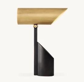 150 Degree Swivels Up Solid Brass Tubing Bedside Table Lamps For Living Room