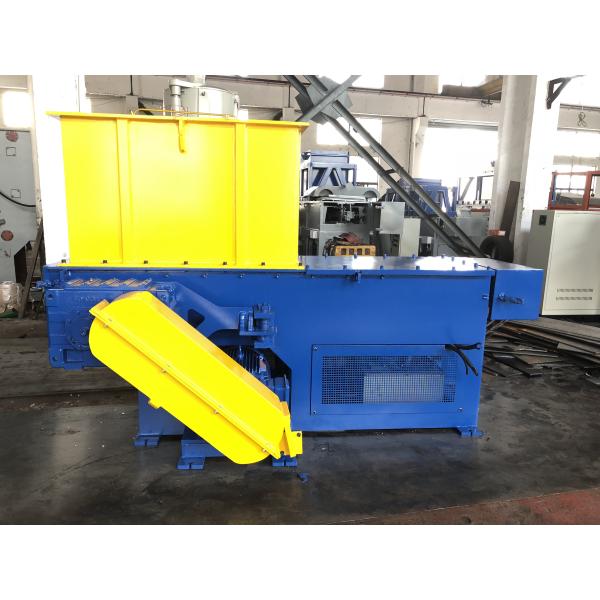 Single Shaft Industrial Plastic Shredder High Output For Waste Lumps Wove Bags