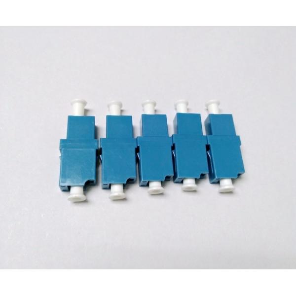 Singlemode Lc Fiber Optic Adapters , PVC Blue Color Optical Cord Adapter