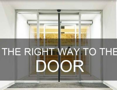 Wide Voltage Sliding Commercial Doors Entrance Sliding Doors Drive Ac80v To Ac250v