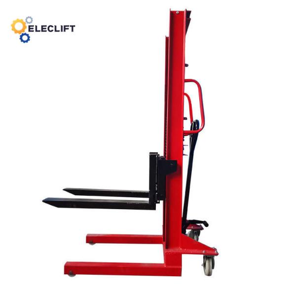 1150mm Fork Length Electric Manual Pallet Stacker 1000kg Capacity