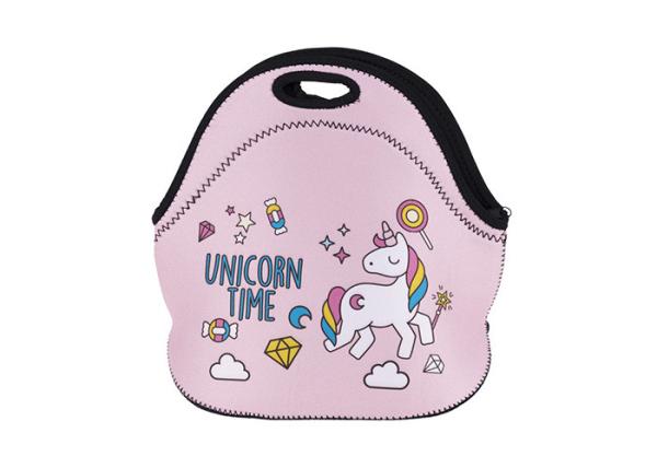 O costume imprimiu o saco isolado thermal do almoço, sacos isolados personalizados do almoço