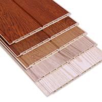 El compuesto plástico de madera antimicrobiano WPC estrió resistencia ULTRAVIOLETA del panel de pared