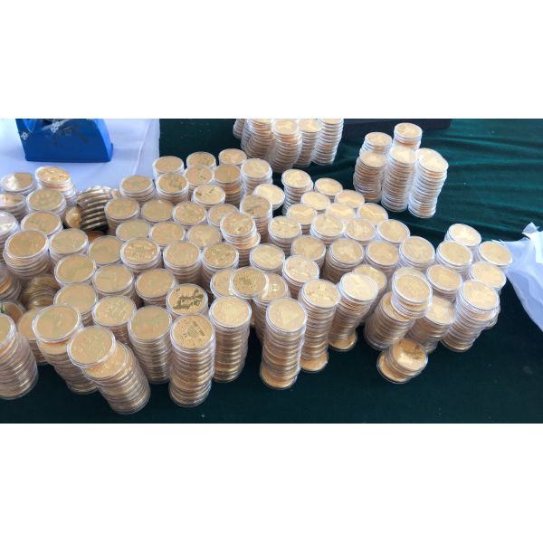 Personalized Soft Enamel Custom Metal Coin with Double Side Design and Customized Logo