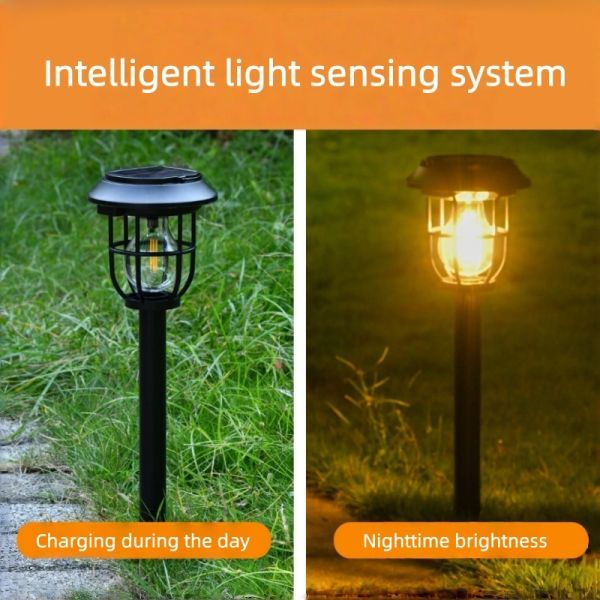 LED Solar Lawn Light With IP65 Waterproof Motion Sensor for Outdoor Garden