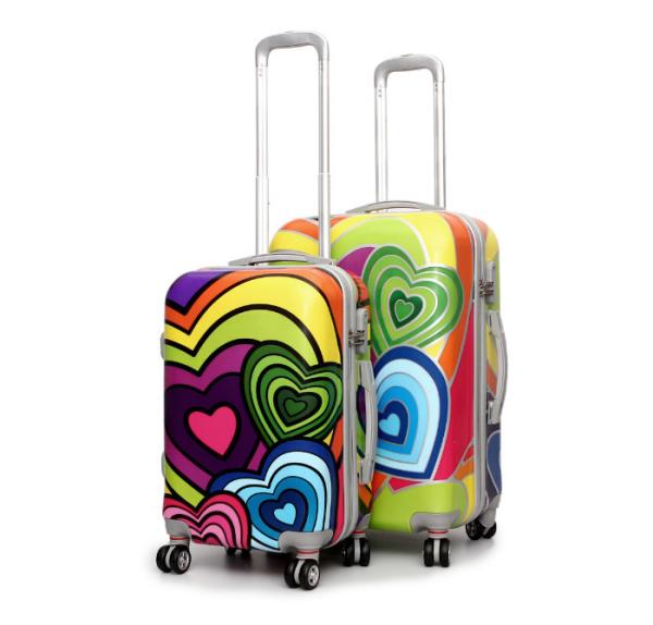 ABS PC travel trolley luggage bag from China baigou factory