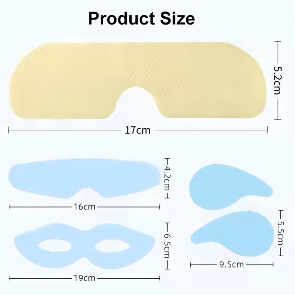 Physical Cooling Hydrogel Eye Patch For Eye Care Removes Dark Circles Customized