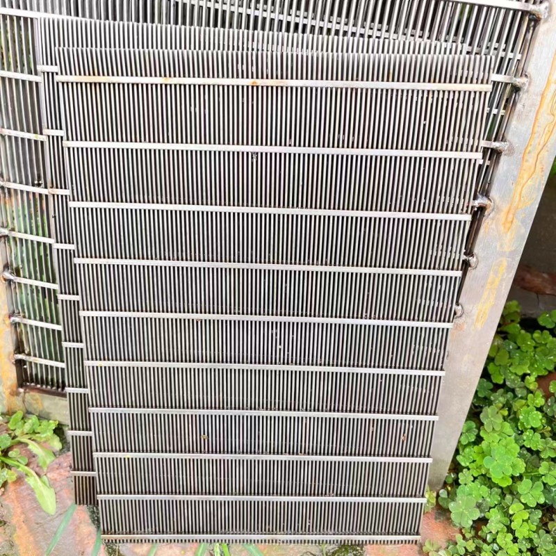 Johnson Mesh Stainless Steel Flat Filter Panels Wedge Wire Screen For Oil Industry