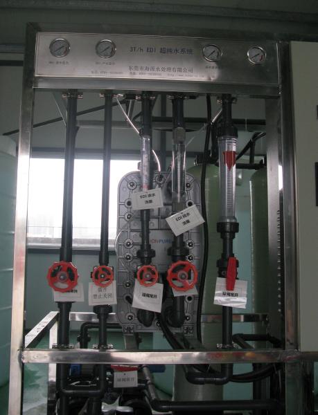 Small RO Plus EDI Water Treatment System For Product Injection 200lph