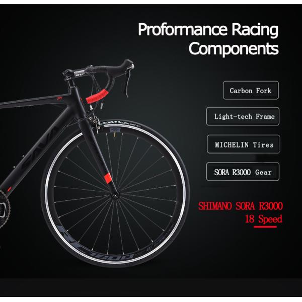 SAVA R8 Unisex Aluminum Alloy Bicycle 110kg Load Capacity 1.2m Length