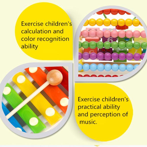 Musical de madera del niño unisex juega el xilófono de madera del bebé