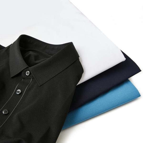 Ультрафиолетовая защита Бесшовный Сублимированный Хлопок Твердый цвет Форма гольфовая футболка для мужчин