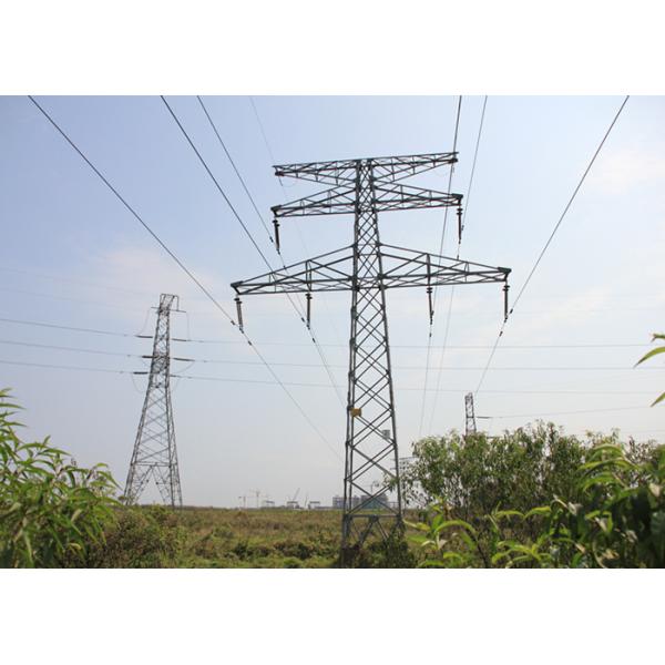 SGS 4 Legs Q235B 500KV Electrical Transmission Tower