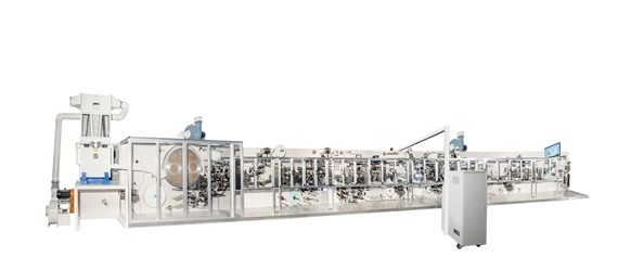 550pieces/Minute Sanitary Napkin Making Machine Sanitary Pad Machine 150KW