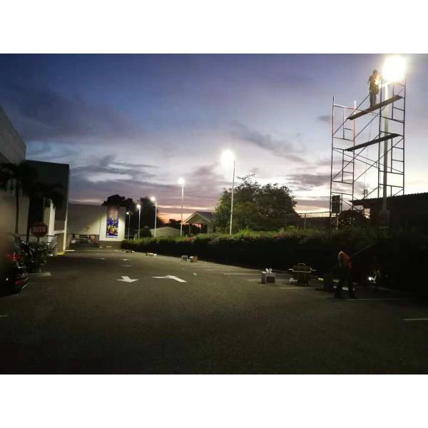 Energy Saving LED Street Lighting 100 Wattage With Tempered Glass Cover / Daylight Sensor