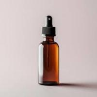 Availalbe Ambre Garrafa de vidro com tipo de vedação de ponta aberta fácil