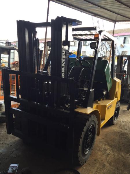 komatsu FD50-15 forklift with side shift and three stage