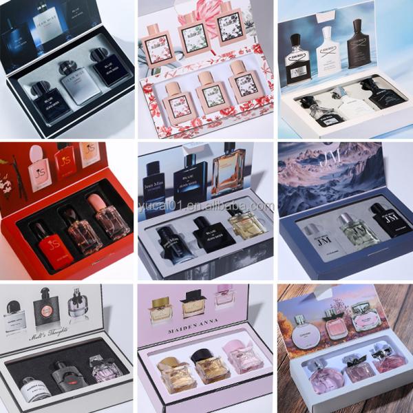 Cologne 30ml*3 Men's Perfume Set Gift Box with Charming Fragrance and Exquisite Design