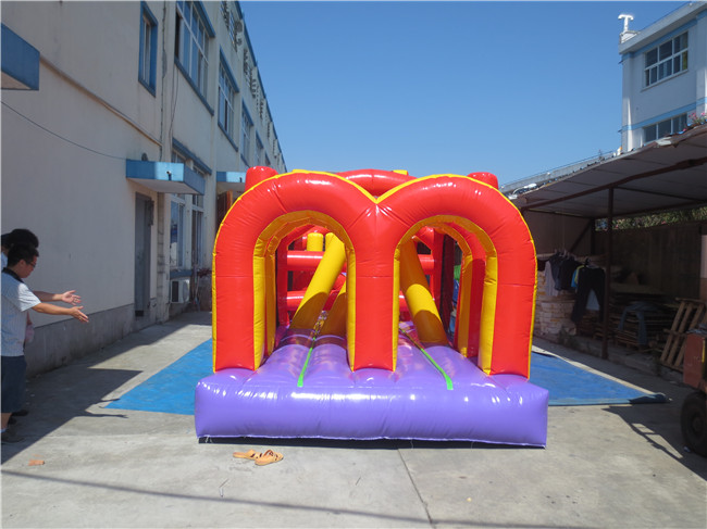 Factory Outdoor PVC Inflatable Obstacle Course/inflatable Sport Game Bounce House Jumping Inflatable Game for Party Rental