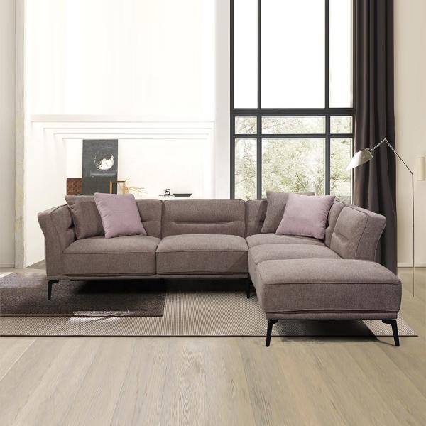 Wear Resistant Luxury Corner Sofa Anti Scratch Anti Fading For Home