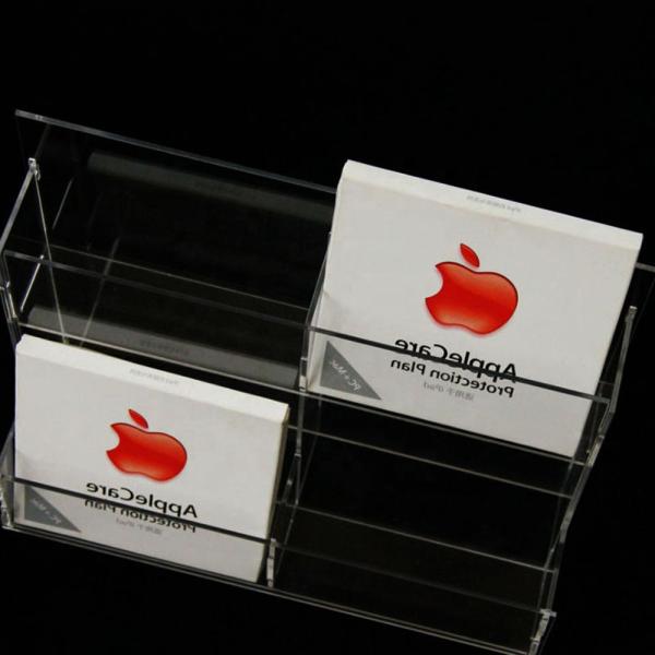 Acrylic cigarette case double-layer multi grid data display rack file advertising rack