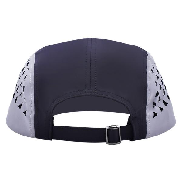 Contraste de costura Camper Cap com Sports Mesh Sweatband para atividades ao ar livre