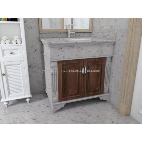 Flamed Natural Granite Tile Cut-to-Size for Modern White Kitchen Counter Top and More