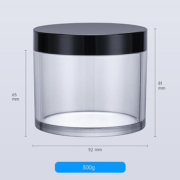 Custom Colors Plastic Hari Clay Jars Neck Size 68mm Providing Customization Labeling Ideal for Hair Clay and Hair Wax