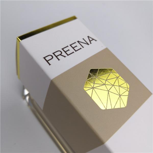 SGS CMYK Paper Cosmetics Packaging Boxes 2oz 60ml 30ml Foil Stamping
