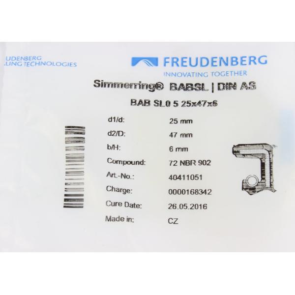 Sello de aceite rotatorio a prueba de calor del eje para la identificación principal 25 de la bomba de la máquina 35 45 55