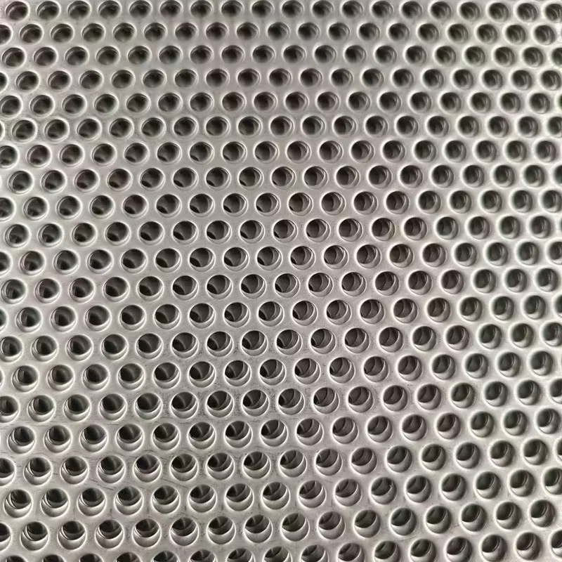 Durable Galvanized Steel Perforated Metal Mesh 1000×2000mm with 10mm Holes for Fencing and Machine Protection