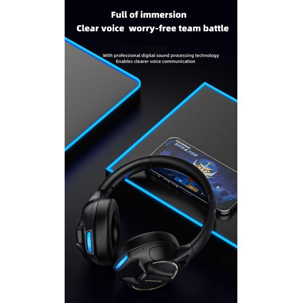 Monster XKH03 Over Ear Headphones White Foldable Gaming Wireless Earphones