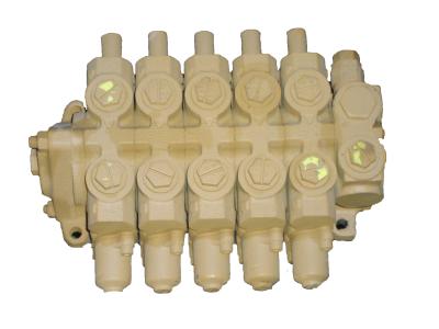 Yellow Hyundai Excavator Hydraulic Main Valve Hyundai Heavy Equipment Parts