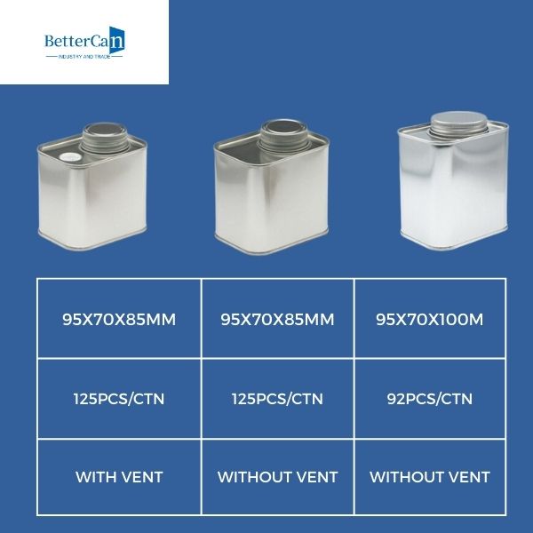 олово кофейного зерна 150g-500g   Квадратные изготовители контейнеров олова