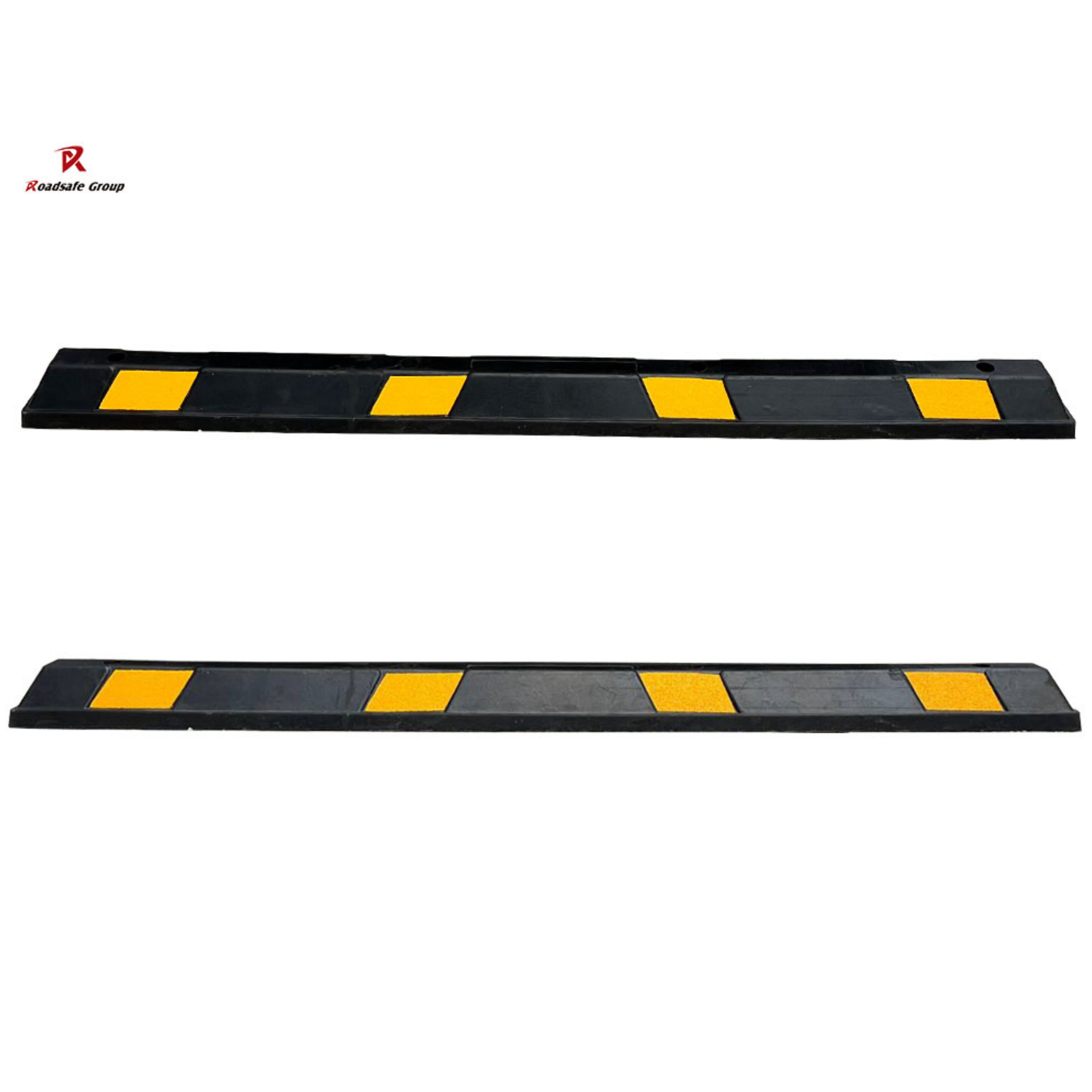 183cm Long Reflective Rubber Wheel Stopper Parking Car Stops For Road Safety