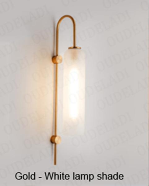 Creative Blue glass Northern Europe tube Hotel prototype room Wall lamp （WH-OR-35）