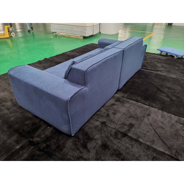 Custom Leisure Loveseat Sofa Vacuum Packing Modular Full Sponge Corner Couch Compressed Sofa for Apartment Villa