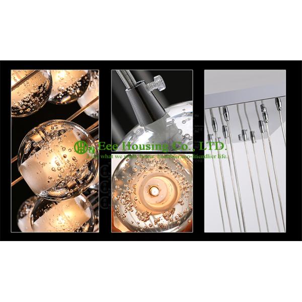 Beautiful Color Crystal Sphere Lamp Led Bulb Lighting Pendant Light