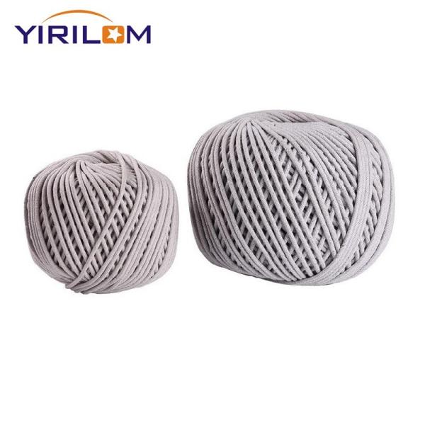 Vente en gros de raccords de câbles de tuyauterie en coton naturel 4 mm pour meubles