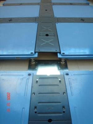 Waterproof Steel Raised Floor with strong intension and shockproof ability